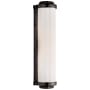 Visual Comfort Milton Road 15" Bath Light with White Glass by Thomas O'Brien Bronze