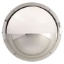 Visual Comfort Pelham 10" Moon Light Sconce with White Glass by Thomas O'Brien Polished Nickel