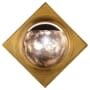 Visual Comfort Venice 12-1/2" Wide Wall Sconce with Antiqued Glass Shade - ADA Compliant Hand Rubbed Antique Brass
