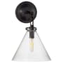 Visual Comfort Katie6 14-13/32" High Wall Sconce with Seedy Glass Shade Bronze