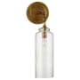 Visual Comfort Katie 16-1/4" High Wall Sconce with Seedy Glass Shade Hand Rubbed Antique Brass