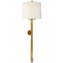 Visual Comfort Edie 2 Light 33" Tall Wall Sconce Hand-Rubbed Antique Brass
