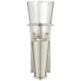 Visual Comfort Robinson 11-1/4" High Wall Sconce with Clear Glass Shade Polished Nickel