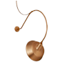 Visual Comfort Thomas O'Brien 47" Tall Outdoor Wall Sconce with Soft Copper Tilted Bowers Shade Soft Copper