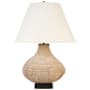 Visual Comfort Tahiti 32" Tall Vase Table Lamp Ash / Linen