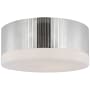 Visual Comfort Ace 17" Wide LED Flush Mount Drum Ceiling Fixture Polished Nickel