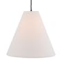 Visual Comfort Goodman 2 Light 24" Wide Pendant with Linen Shade Bronze
