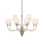 Visual Comfort Vivian 12 Light 36" Wide Chandelier Hand-Rubbed Antique Brass