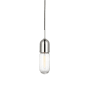 Visual Comfort Junio 4" Wide Mini Pendant Polished Nickel