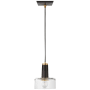 Visual Comfort Iris 7" Pendant Light by Thomas O'Brien Bronze / Hand-Rubbed Antique Brass