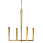 Visual Comfort Galahad 26" Wide LED Chandelier Hand-Rubbed Antique Brass