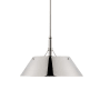 Visual Comfort Turlington 3 Light 18" Wide Pendant Polished Nickel