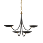 Visual Comfort Keira 30" Wide LED Chandelier Bronze / Hand-Rubbed Antique Brass