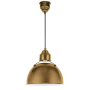 Visual Comfort Eugene 12" Small Pendant by Thomas O'Brien Hand Rubbed Antique Brass