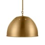 Visual Comfort Robbie 15" Wide Pendant Burnished Brass