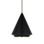 Visual Comfort Stanza 15" Wide Pendant Midnight Black