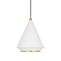 Visual Comfort Stanza 15" Wide Pendant Matte White