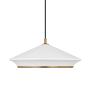 Visual Comfort Stanza 24" Wide Pendant Matte White