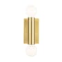 Visual Comfort Beckham Modern 2 Light 5" Tall Bathroom Sconce Burnished Brass
