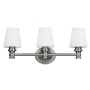 Visual Comfort Xavierre 3 Light 23" Wide Vanity Light Satin Nickel