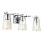 Visual Comfort Mercer 3 Light 22" Wide Vanity Light Chrome