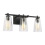 Visual Comfort Mercer 3 Light 22" Wide Vanity Light Midnight Black
