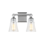 Visual Comfort Monterro 2 Light 14" Wide Vanity Light Chrome