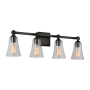 Visual Comfort Monterro 4 Light 30" Wide Vanity Light Aged Iron