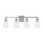 Visual Comfort Monterro 4 Light 30" Wide Vanity Light Chrome