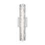 Visual Comfort Cutler 18" Tall LED Bathroom Sconce Chrome