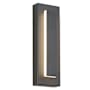 Visual Comfort Aspen 15" Tall LED Wall Sconce with In-Line Fuse and Surge Protection Charcoal
