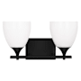 Visual Comfort Toffino 2-Light Vanity by Drew & Jonathan Midnight Black
