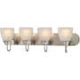 Volume Lighting Mari 4 Light 30" Wide Bathroom Vanity Light Brushed Nickel