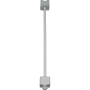 Volume Lighting 18" Extension Rods for Line Voltage and Track Systems Silver Gray