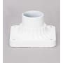Volume Lighting Pier Mount for Post Light White