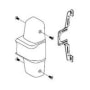 Von Duprin Center Case Cover Kit for 98 / 99 Series Exit Device Anodized Duranodic