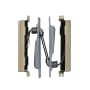 Von Duprin Electric Power Transfer with 24 Gauge Wires Sprayed Duranodic