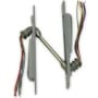 Von Duprin Electric Power Transfer with 24 Gauge Wires Lacquer Sprayed Aluminum