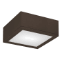 WAC Lighting Rubix 10" Wide LED Indoor/Outdoor Flush Mount Ceiling Fixture / Wall Light Bronze