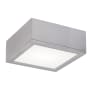 WAC Lighting Rubix 10" Wide LED Indoor/Outdoor Flush Mount Ceiling Fixture / Wall Light Graphite
