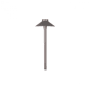 WAC Lighting Tiki 15" Tall LED Center Mount Path Light - 12 Volt Bronze / 2700K