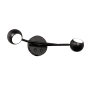 WAC Lighting Duplex 20" Wide 3000K LED Wall Sconce Black