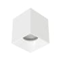 WAC Lighting Zoron 4" Wide 5-CCT LED Square Trimless Flush Mount Outdoor Ceiling Fixture - Flood 45° Beam Spread White / White