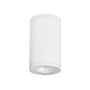 WAC Lighting Tube Architectural 10" Tall LED Outdoor Flush Mount Ceiling Fixture - 40° Flood Beam Spread White / 2700K / 90CRI