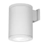 WAC Lighting Tube Architectural Single Light 12" Tall LED Outdoor Wall Sconce with 77° Flood Beam Spread and Light Directed Toward the Wall White / 2700K / 85CRI