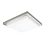 WAC Lighting Metro 18" Wide LED Flush Mount Ceiling Fixture / Wall Light with Acrylic Diffuser Brushed Nickel / 3000K