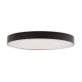 WAC Lighting Edgeless Round 8" Wide LED Flush Mount Drum Ceiling Fixture Black