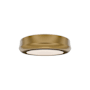 WAC Lighting Parthenon 5" Wide LED Flush Mount Ceiling Fixture / Converts to Wall Sconce Aged Brass