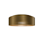 WAC Lighting Grille 12" Wide LED Semi-flush Drum Ceiling Fixture / Converts to Wall Sconce Aged Brass