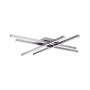 WAC Lighting Parallax 32" Wide LED Flush Mount Ceiling Fixture Set to 3000K Brushed Nickel